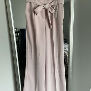 NWT High Rise Wide Leg Blush Pants- XS